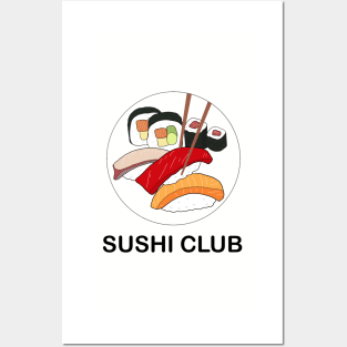 SUSHI CLUB Posters and Art